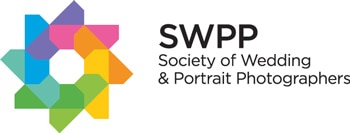 Society of wedding and portrait photographers logo and external link to the societies mission statement